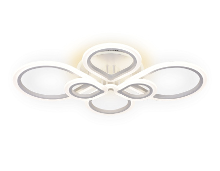 Потолочная люстра светодиодная с пультом, регулировкой яркости, цветовой температуры и ночным режимом Acrylica FA522