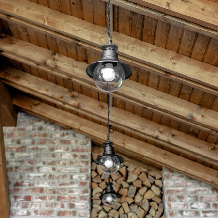 картинка Уличный подвесной светильник Talli H GL 3002H черный от магазина BTSvet