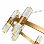 картинка Подвесная люстра Gemina SL6007.203.18 Латунь/Прозрачный LED 18*2,5W 4000K от магазина BTSvet