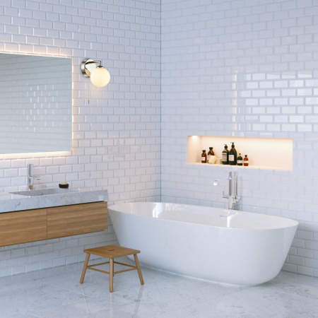 картинка Бра для ванной с выключателем Piper 4565/1W IP44 от магазина BTSvet