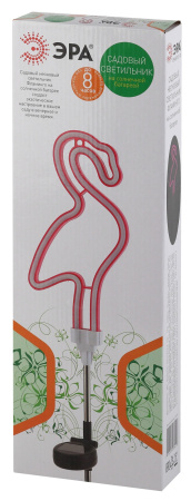 картинка Газонная световая фигура светодиодная на солнечных батареях Фламинго ERASF012-30 от магазина BTSvet