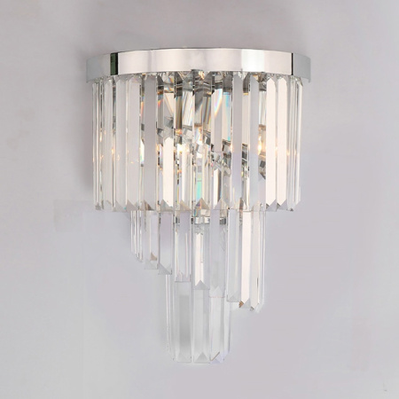 Бра хрустальное 31103/A nickel right