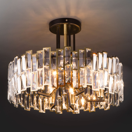 картинка Потолочная люстра хрустальная с управлением смартфоном Zolletta 339/5 от магазина BTSvet