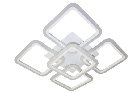 картинка Потолочная люстра светодиодная с пультом и управлением смартфоном регулировкой цветовой температуры и яркости ночным режимом и таймером HIGH-TECH LED LAMPS 82022 от магазина BTSvet