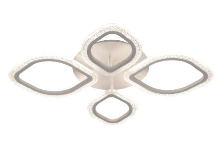 Потолочная люстра диммируемая светодиодная с пультом регулировкой цветовой температуры и яркости ночным режимом и таймером 10251/4LED