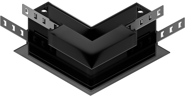 Коннектор угловой для встраиваемого магнитного шинопровода Linea-Accessories A487706