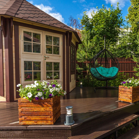 картинка Наземный светильник уличный 1508 TECHNO silver серый от магазина BTSvet