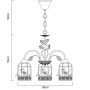 картинка Подвесная люстра A5090LM-5WG от магазина BTSvet