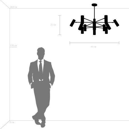 картинка Потолочная люстра Roma 718327 от магазина BTSvet