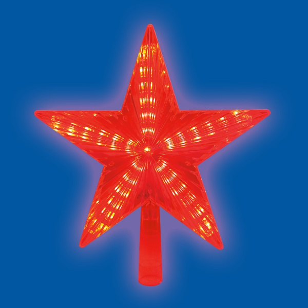Световая фигура светодиодная Звезда-3. 21 см. 31 светодиод. ULD-H2121-031/STA RED STAR-3