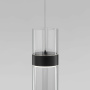 картинка Подвесной светильник Lumen 50244/1 LED черный/прозрачный от магазина BTSvet