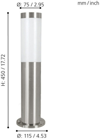 картинка Наземный фонарь уличный Helsinki 81751 от магазина BTSvet