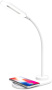 картинка Офисная настольная лампа светодиодная с регулировкой цветовой температуры USB-портом и беспроводным ЗУ DE588 от магазина BTSvet