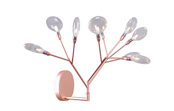 Бра светодиодное EVITA AP9 COPPER/TRANSPARENT