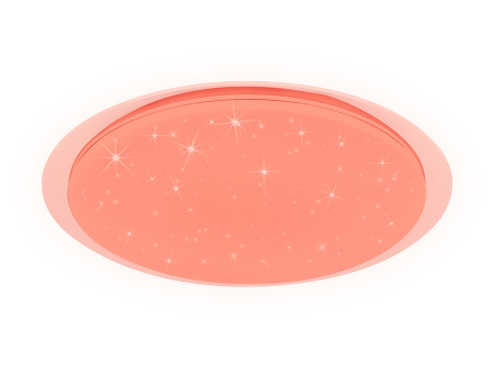 картинка Потолочный светильник светодиодный с пультом регулировкой яркости и цветовой температуры ночным режимом Orbital Dance FF470 RGB от магазина BTSvet