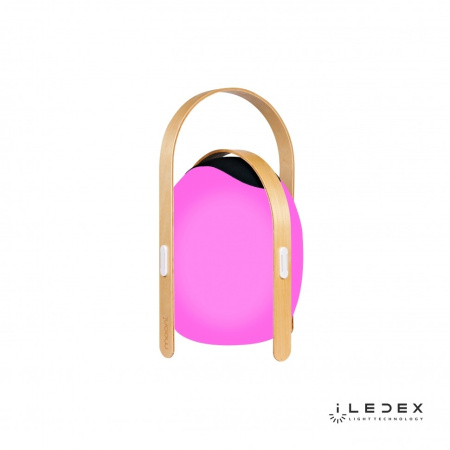 картинка Интерьерная настольная лампа светодиодная с пультом Bluetooth-динамиком и ночным режимом управление смартфоном RGB Giggle OVS1100-CH WH от магазина BTSvet