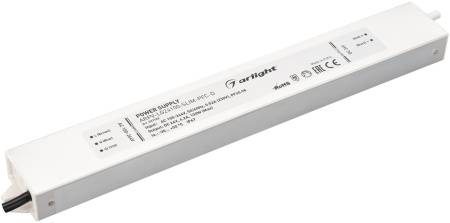 Блок питания ARPV-LG24100-SLIM-PFC-D (24V, 4.2A, 100W) (Arlight, IP67 Металл, 5 лет) 031722