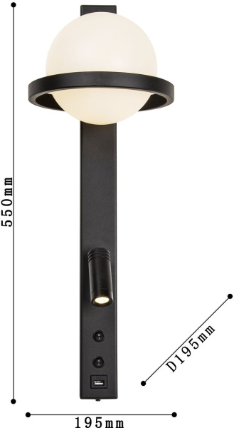 картинка Настенный светильник Twin 4068-2W от магазина BTSvet