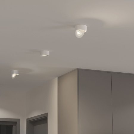 картинка Накладной светодиодный светильник Glide белый 25100/LED от магазина BTSvet