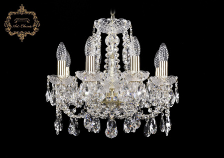 Хрустальная подвесная люстра 11.21.8.141.Gd.Sp