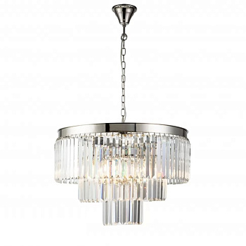 Подвесная люстра хрустальная Triumph 7383/8P NICKEL