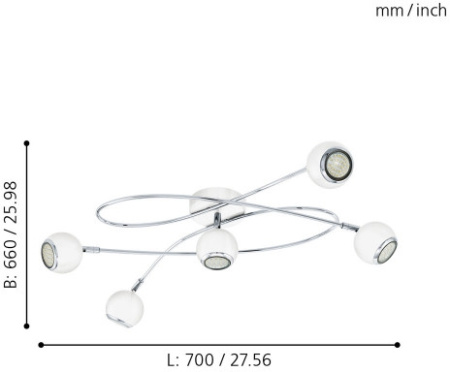 картинка Потолочная люстра Locanda 94252 от магазина BTSvet