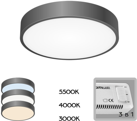 Потолочный светильник светодиодный Купер CL72424V1