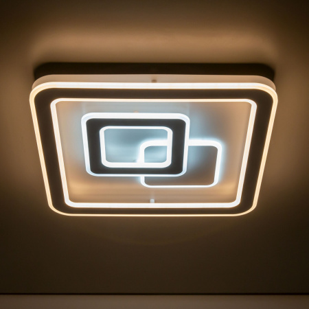 картинка Потолочный светильник светодиодный с пультом регулировкой цветовой температуры и яркости таймером Квест CL739B150 от магазина BTSvet