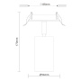 картинка Встраиваемый светильник Dario ST303.408.01 от магазина BTSvet