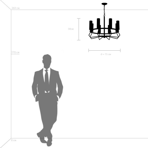 картинка Подвесная люстра Flume 723085 от магазина BTSvet