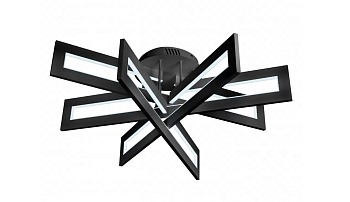 Потолочная люстра светодиодная диммируемая с пультом Stalker 9082-R800-X 128W BK