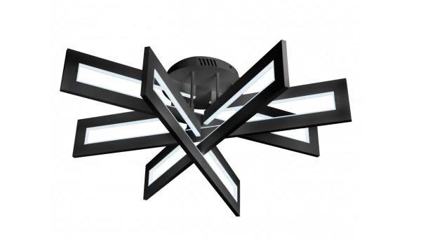 Потолочная люстра светодиодная диммируемая с пультом Stalker 9082-R800-X 128W BK