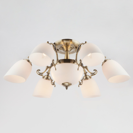 картинка Потолочная люстра 22010/6+2 античная бронза от магазина BTSvet