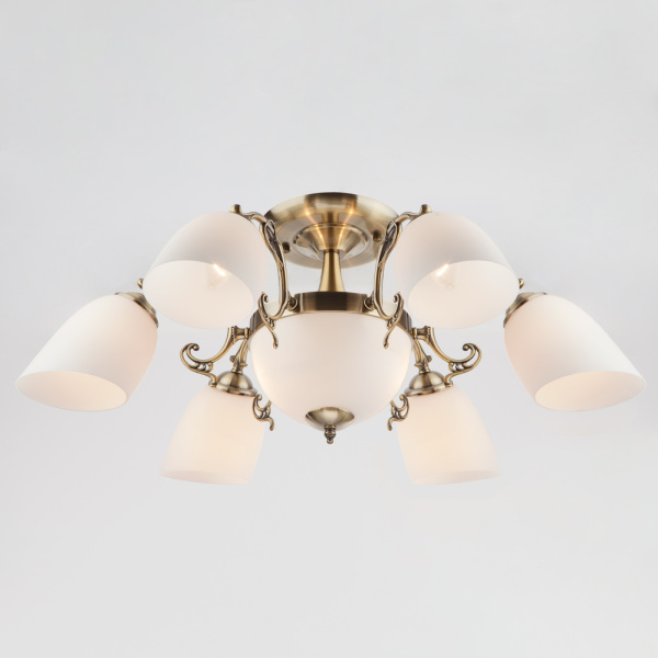 картинка Потолочная люстра 22010/6+2 античная бронза от магазина BTSvet