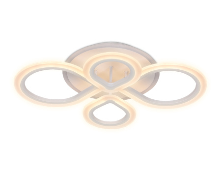 картинка Потолочная люстра светодиодная с пультом, регулировкой яркости, цветовой температуры и ночным режимом Acrylica FA520 от магазина BTSvet