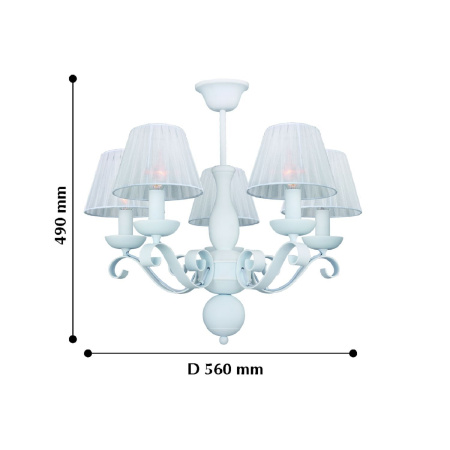 картинка Потолочная люстра Tavern 2161-5P от магазина BTSvet