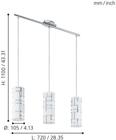 картинка Подвесной светильник Bayman 92563 от магазина BTSvet
