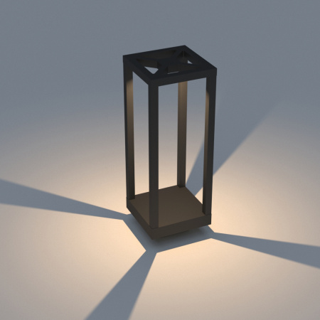 картинка Ландшафтный светильник наземный LGD-Path-Cub-H500B-12W Warm White (Arlight, IP54 Металл, 3 года) 021800 от магазина BTSvet