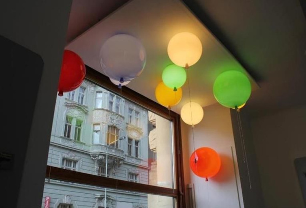 картинка Детский потолочный светильник воздушный шарик 5055C/S orange от магазина BTSvet