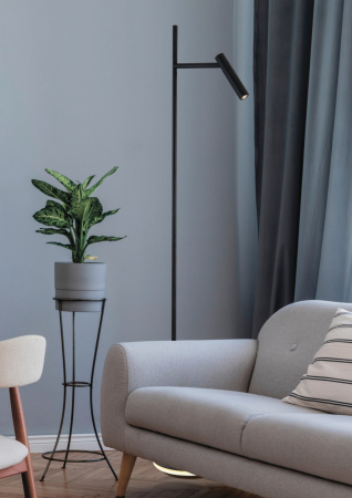 картинка Торшер светодиодный с выключателем Estudo Z010FL-L8B3K от магазина BTSvet