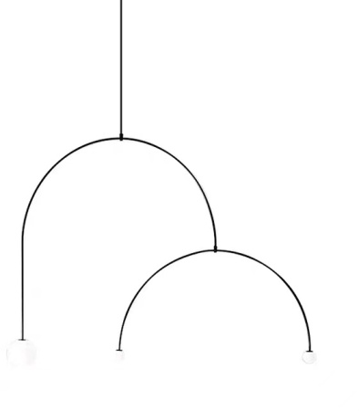 картинка Подвесной светильник North 8628P/3 BK-WH от магазина BTSvet