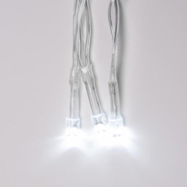 картинка Бахрома светодиодная. 6м. 300 светодиодов. Белый свет. ULD ULD-B6007-300/DTA WHITE IP44 от магазина BTSvet