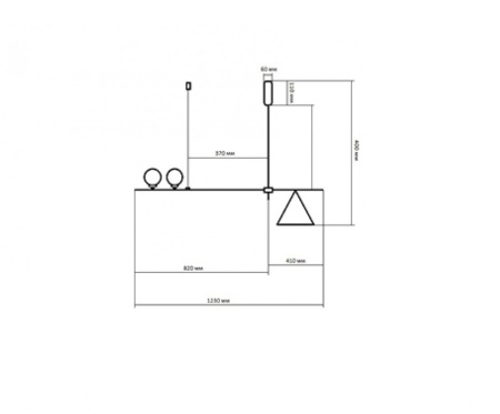 картинка Подвесной светильник Пулл 07620-2+1,19 от магазина BTSvet