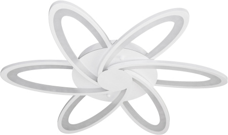 картинка Потолочная люстра светодиодная с управлением пультом смартфоном и голосом регулировкой цветовой температуры и яркости ночным режимом и таймером LED LAMPS 81217 от магазина BTSvet