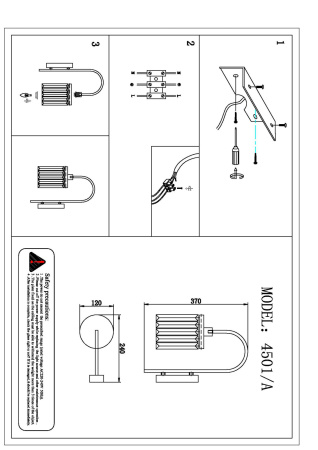 картинка Бра 4501/A chrome от магазина BTSvet