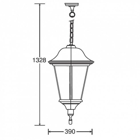 картинка Уличный подвесной светильник 79820 Bl от магазина BTSvet