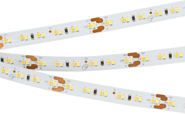 Светодиодная лента MICROLED-5000 24V White-CDW 8mm (2216, 240 LED/m, Bipolar) (Arlight, 9.6 Вт/м, IP20) 024507