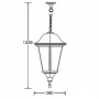 картинка Уличный подвесной светильник 79820 Bl от магазина BTSvet