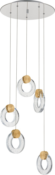 картинка Подвесной светильник хрустальный светодиодный 1080-LED20PL от магазина BTSvet