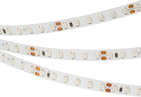 Светодиодная лента RT 2-5000 24V Yellow 2x (3528, 600 LED, LUX) (Arlight, 9.6 Вт/м, IP20) 008780